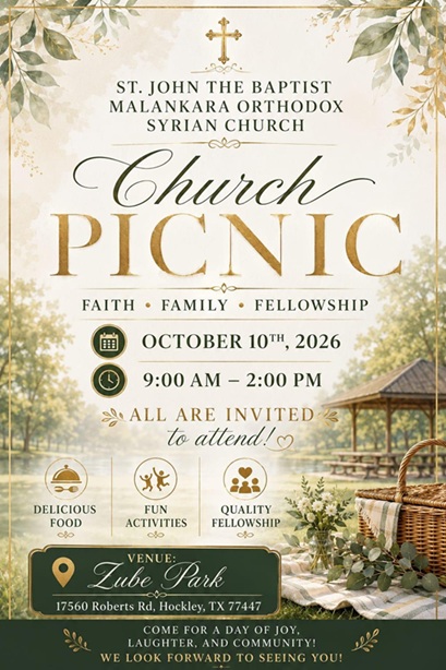 2026 Picnic flyer